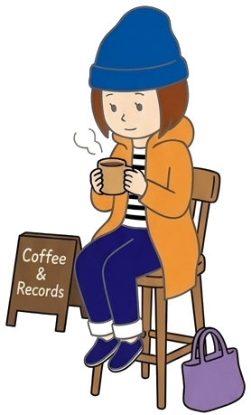 カフェで一息つく西荻女子